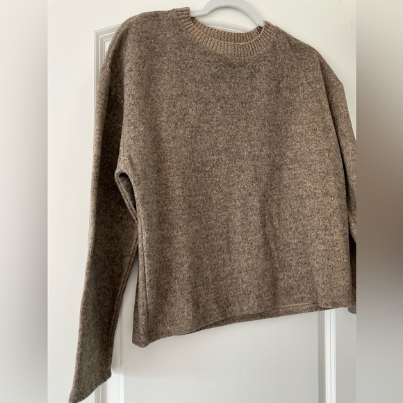 NWT Zara Knit Brown Sweater - Picture 2 of 6